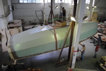 Снят со стапеля корпус второй яхты SKIFF-35 (Marc Lombard, France), CE.
